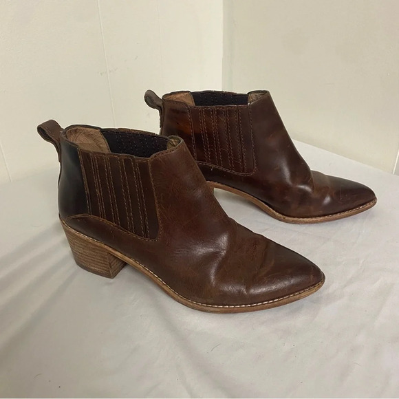 Madewell Bonham Brown Bootie Size 8 - Picture 3 of 9